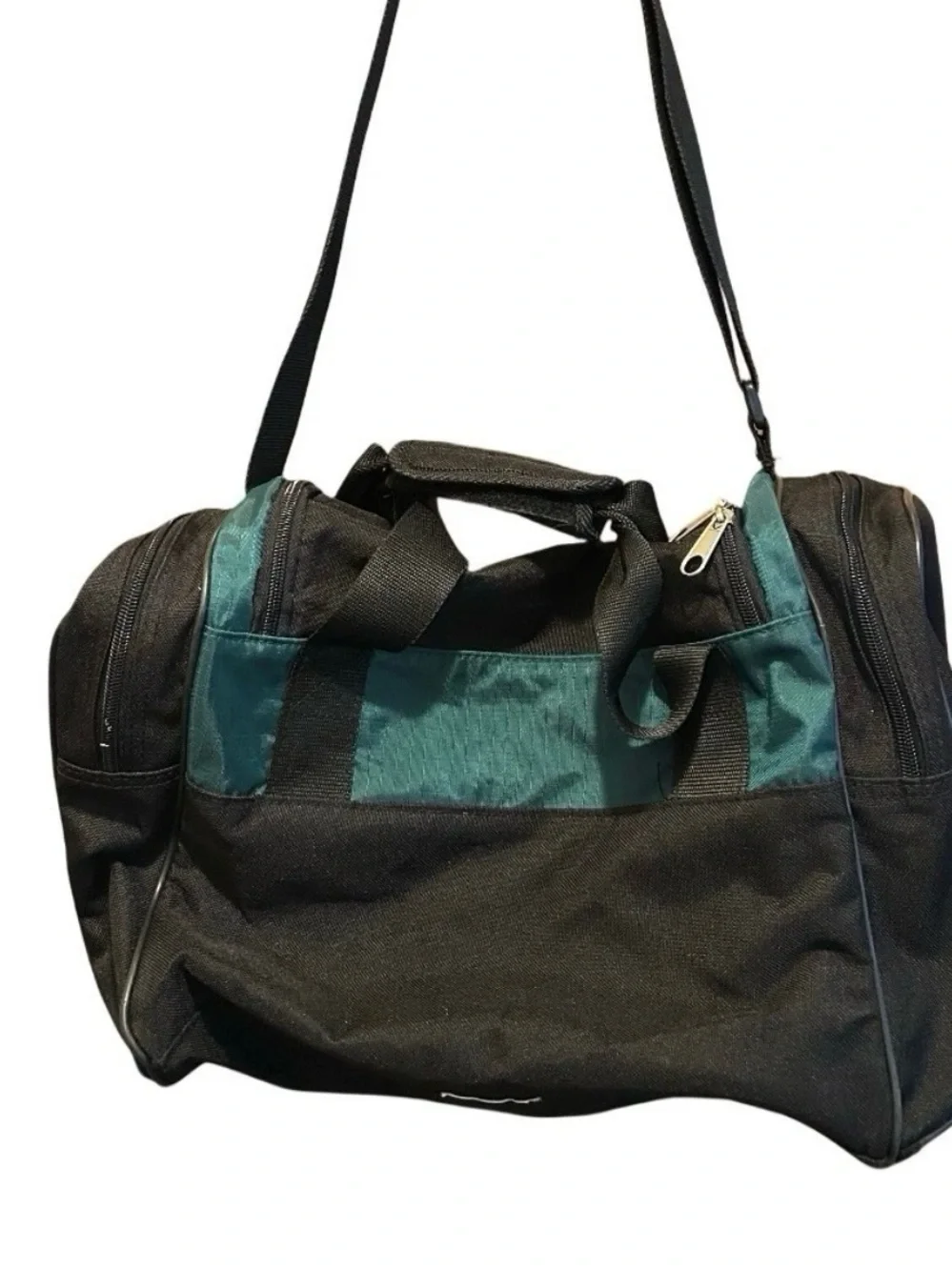 Vintage InGear Duffel Gym Travel Bag Large Compartment Side Pockets Multi Strap